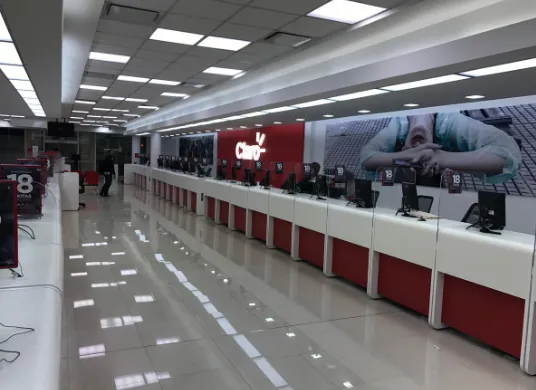 Claro, interior terminaciones