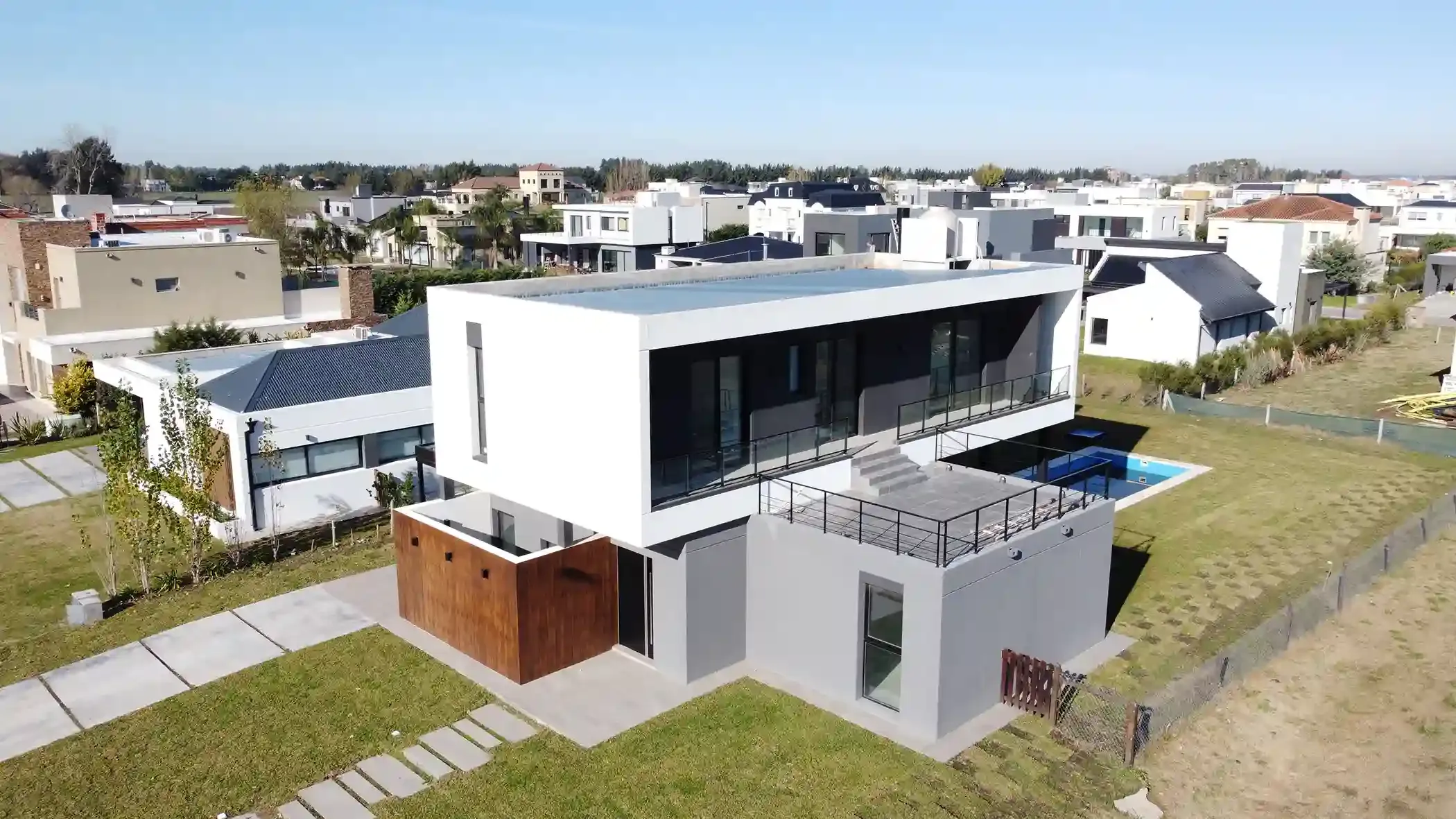 Proyecto residencial de Aconif, vista aérea