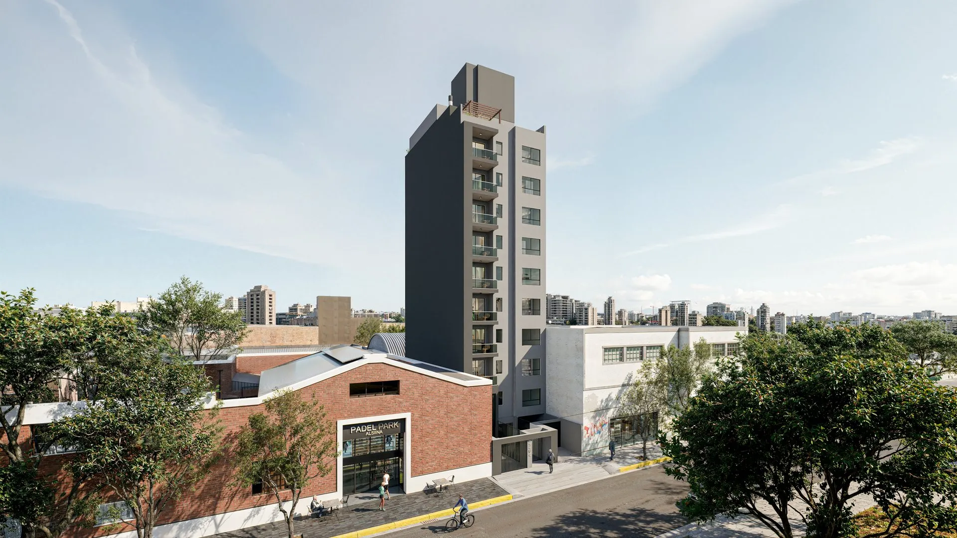 Render de Vita Pallares, departamentos de pozo en Valentín Alsina, Lanús