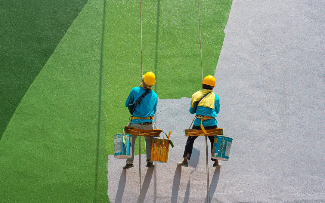 Pintura en altura: técnicas y equipamiento necesario